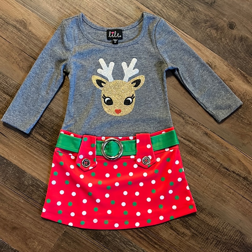 holiday reindeer Lilt dress.